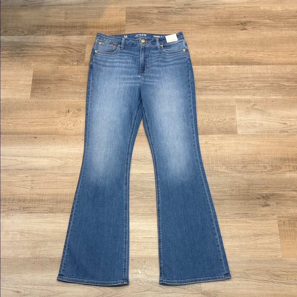 J. Crew Women's Skinny Flare Jeans, BNWT, Size 31